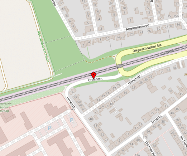 Kartenvorschau für den Trainingsstandort Grundschule Urnenstraße 7