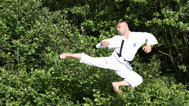 Taekwon-Do Training im Urlaub